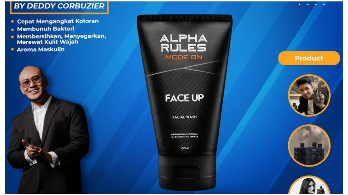 Alpha Rules Face Up Facial Wash