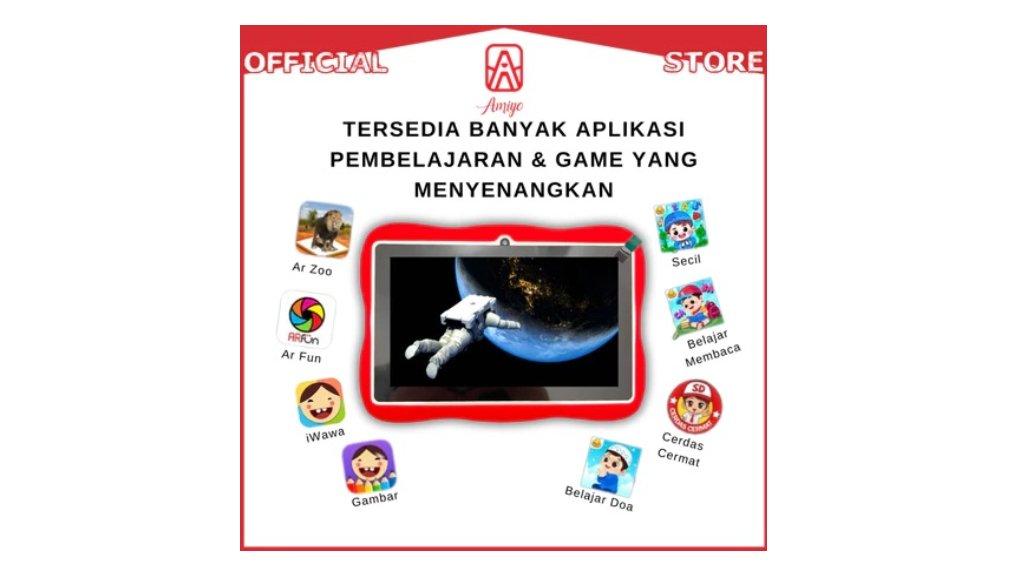 Amiyo - Tablet Anak A15Pro Quad-Core 8 Inch