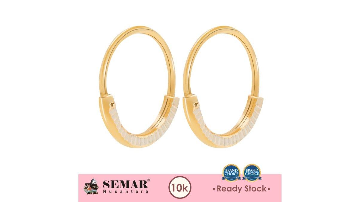 Anting Emas Baby Kawatan Motif Gold 10K Semar Nusantara