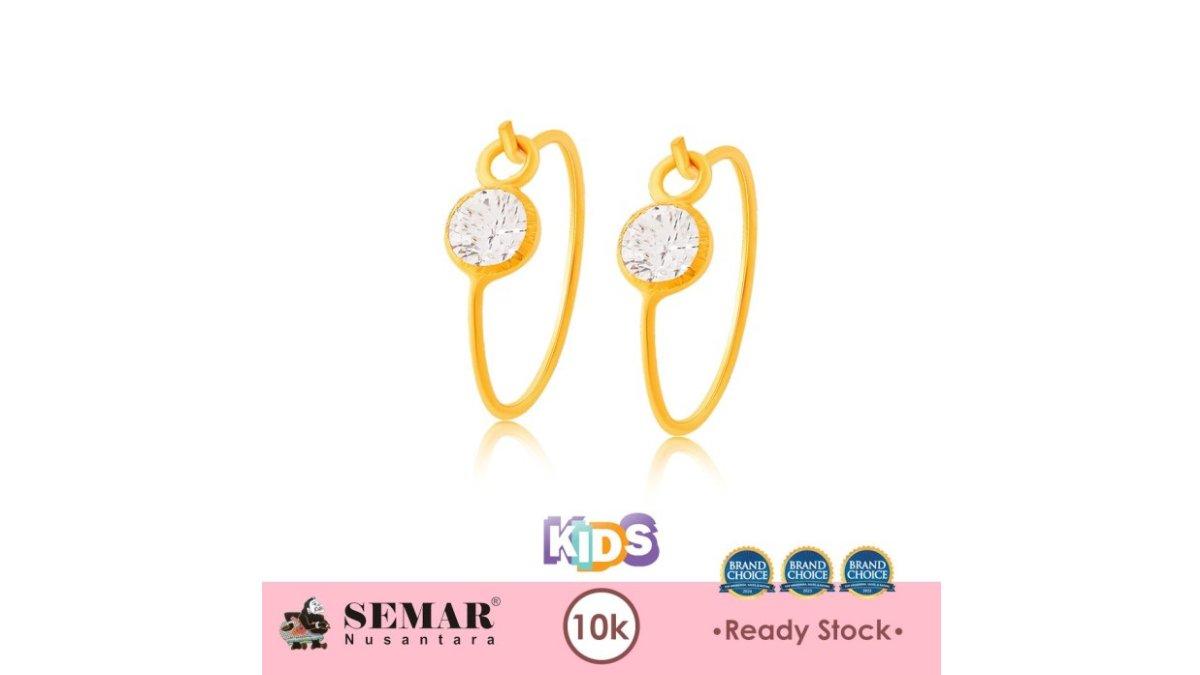 Anting Emas Anak Kimmy Lovely Kids Super Ringan Gold 10K Semar Nusantara