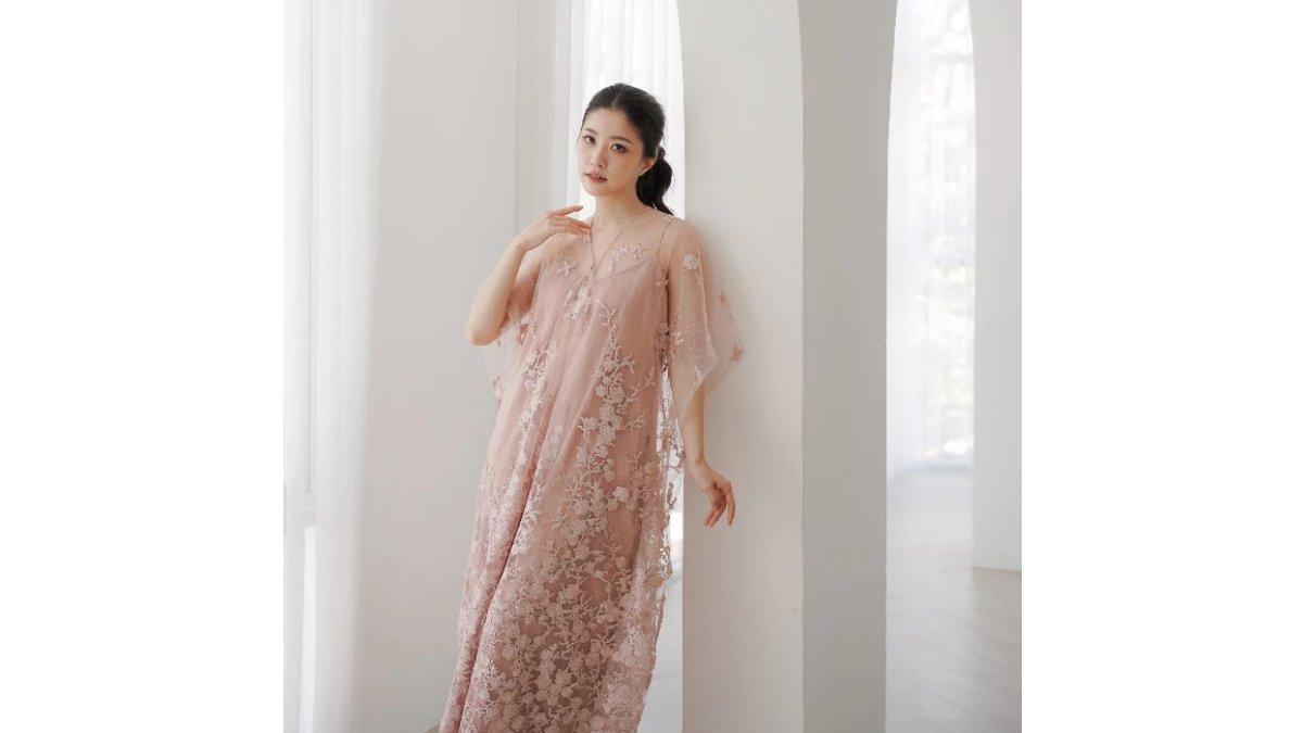 Aura Label - Peony Dress In Pink