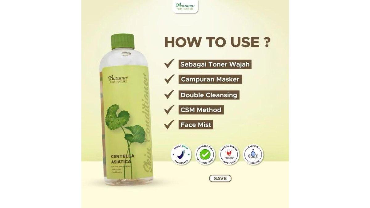Autumn Toner Skin With Centella Asiatica Extract
