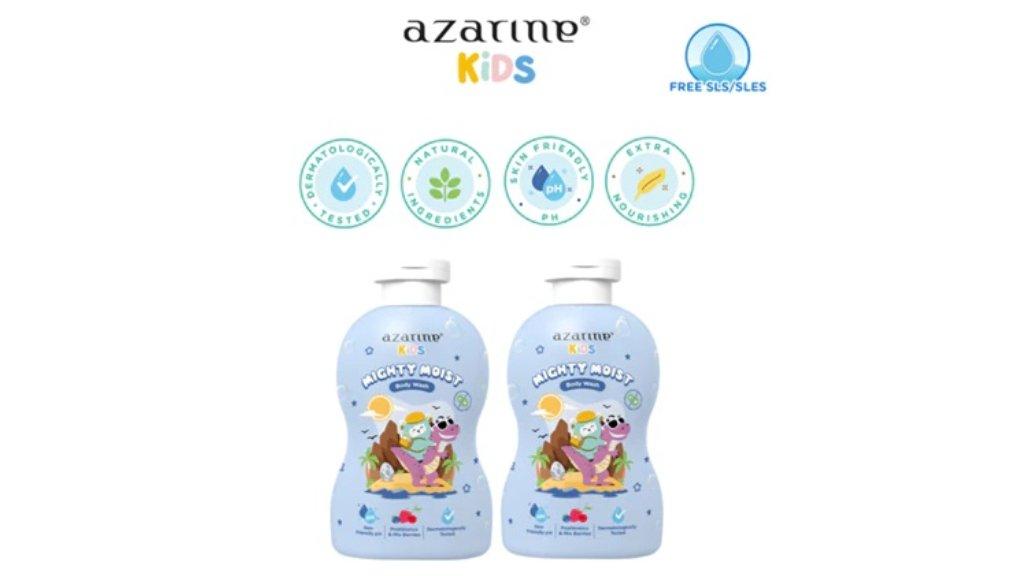 Azarine Kids Mighty Moist Body Wash Anak SLS Free Twin Pack 2 x 300ml