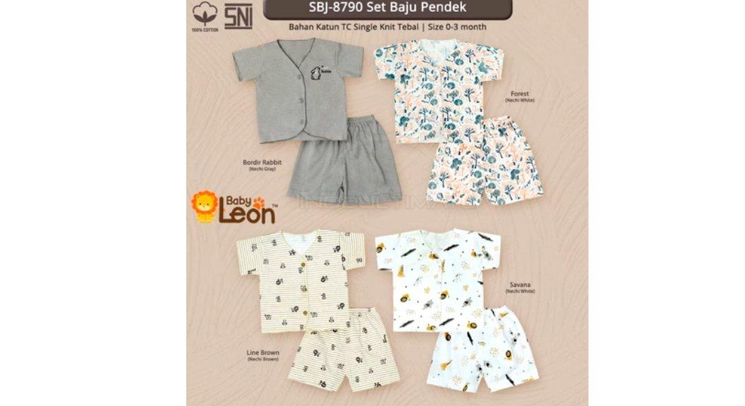 BABYLEON Baju Bayi 0-1Th Setelan Baju Bayi + Celana Bayi Newborn Baru Lahir SBJ-8790 SBJ-8791