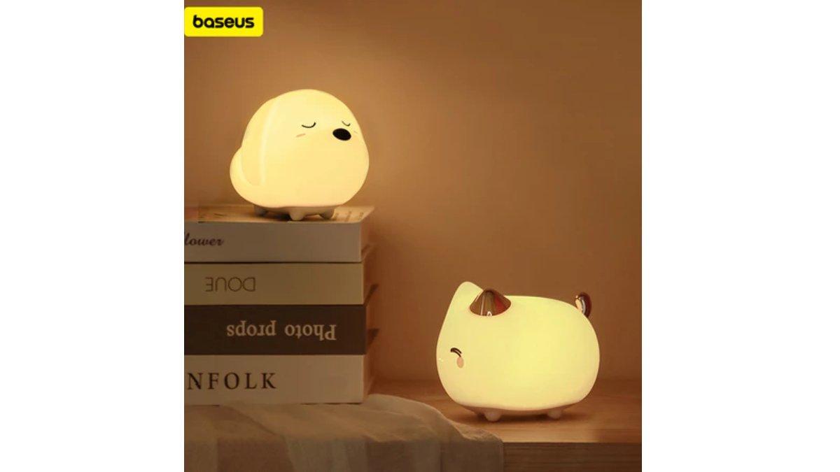 BASEUS Lampu Tidur Cute Series Silicone Night Light - DGAM