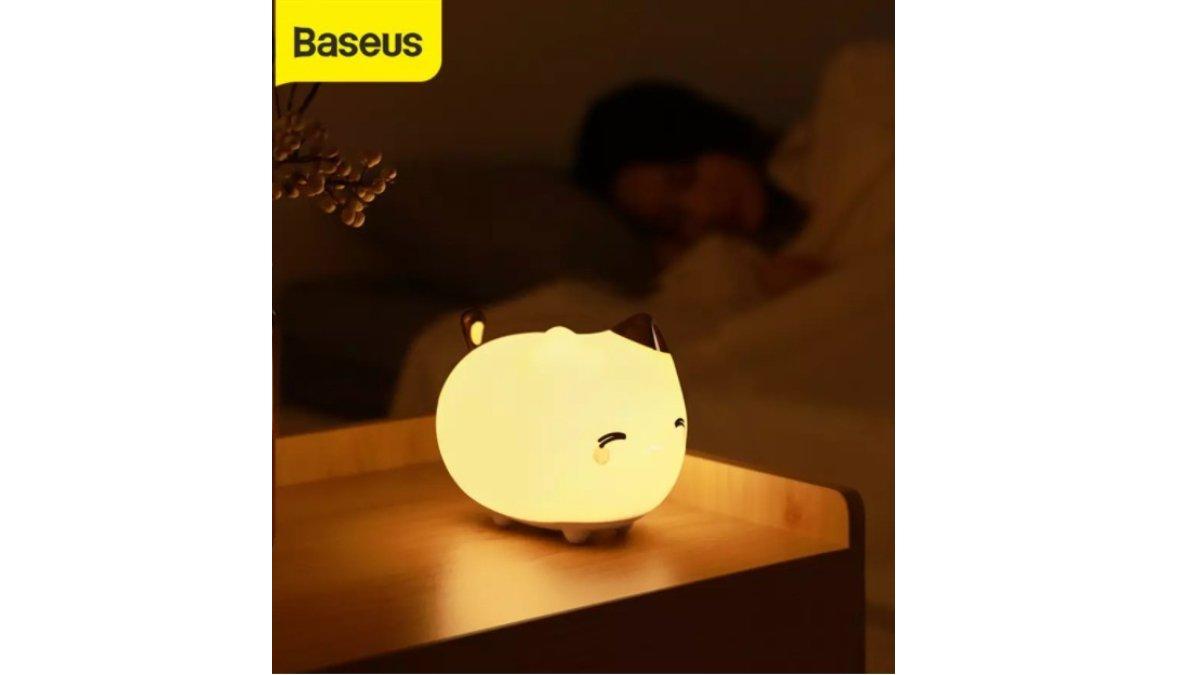 BASEUS ORIGINAL Lampu Tidur Kamar Kitty 