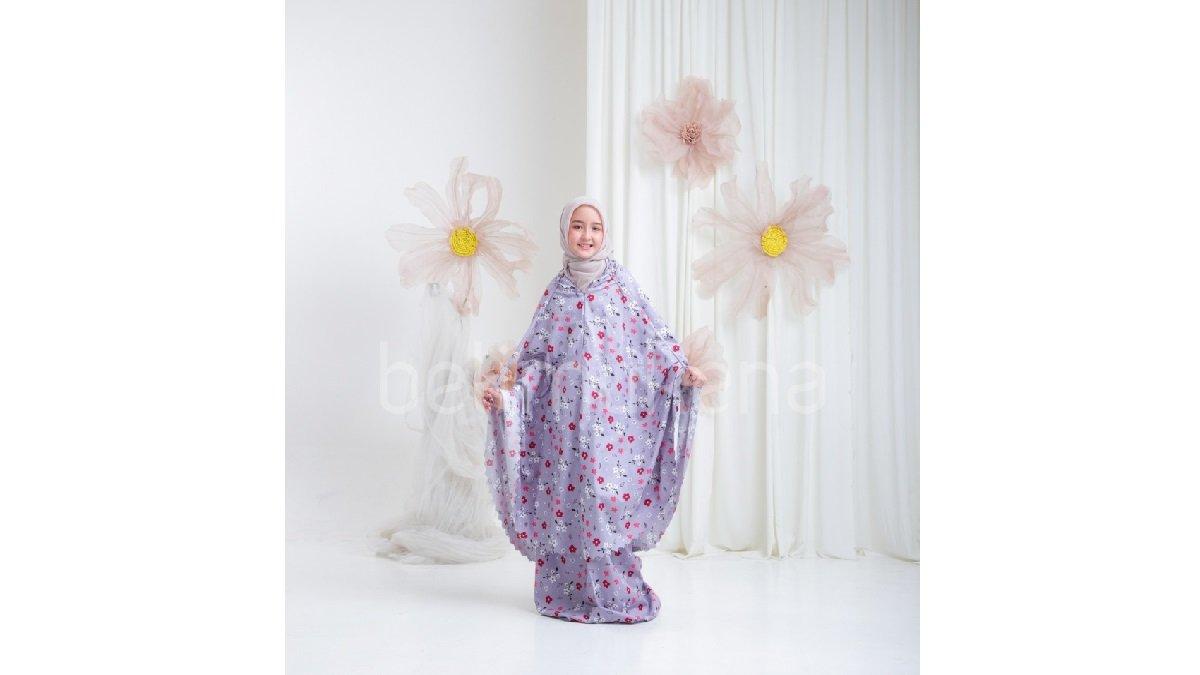  BELIMUKENA PREMIUM Mukena Mini Parasut Travel Motif Premium Korea 2in1 Daily Lasercut Aurelia