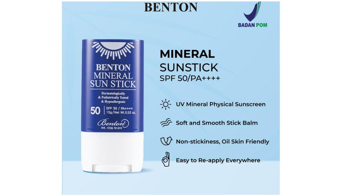 BENTON Mineral Sun Stick SPF 50 PA++++