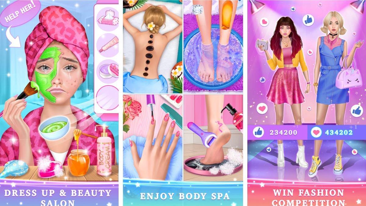 Game BFF Makeover - Spa & Dress Up