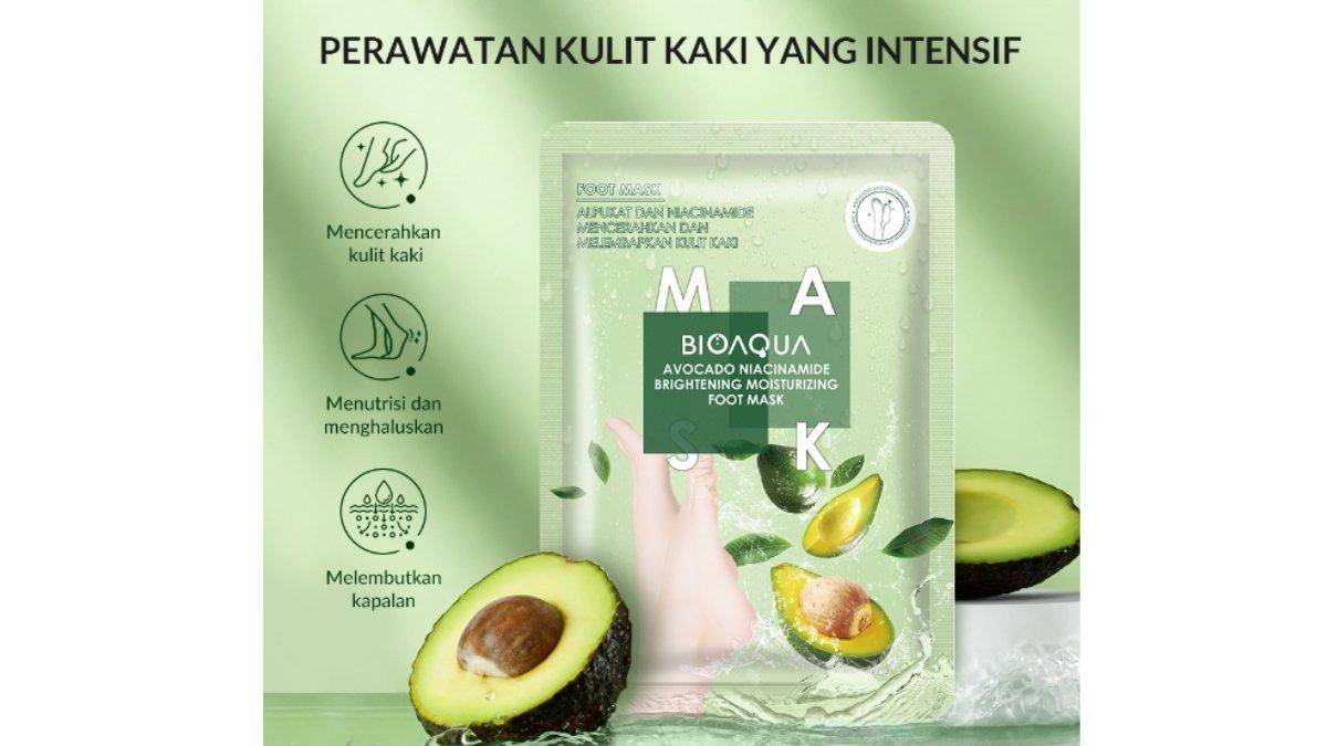 BIOAQUA Avocado Niacinamide Brightening Moisturizing Foot Mask