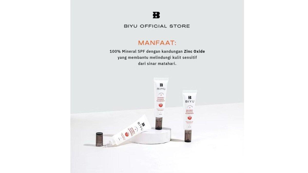 BIYU Lightweight Invisible Physical Sunscreen SPF 30 PA+++