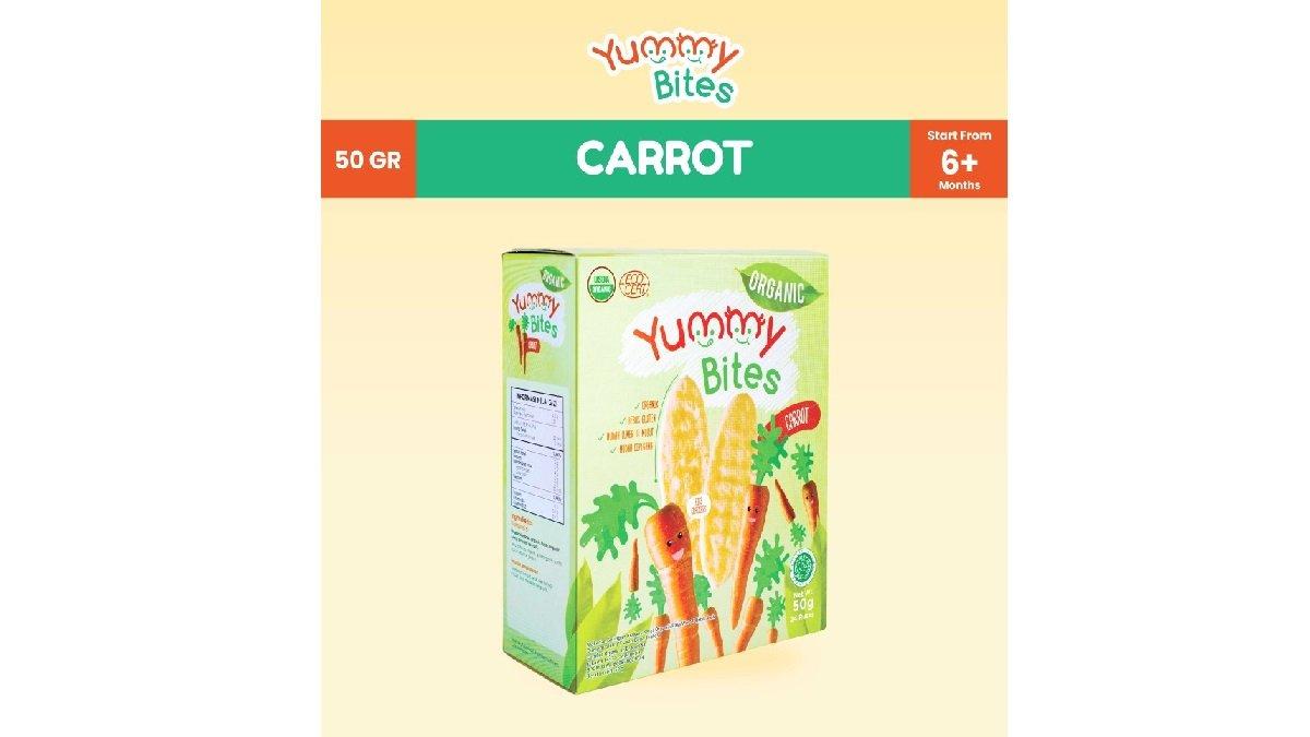 BUNDLING 3 Yummy Bites Rice Crackers Organic 50 GR Snack Baby/ Cemilan bayi Organik