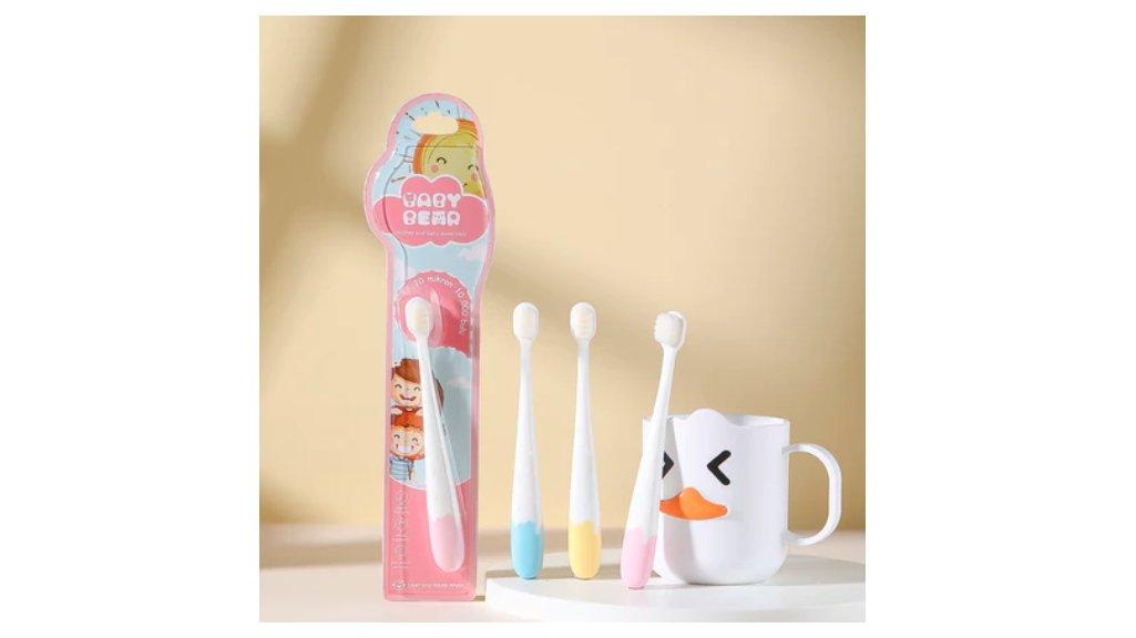 Baby Bear Sikat Gigi Bayi - Soft Baby Toothbrush For Infants