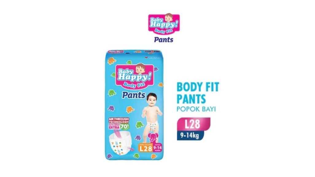 Baby Happy Pants Popok Bayi L 28 Anti-Iritasi