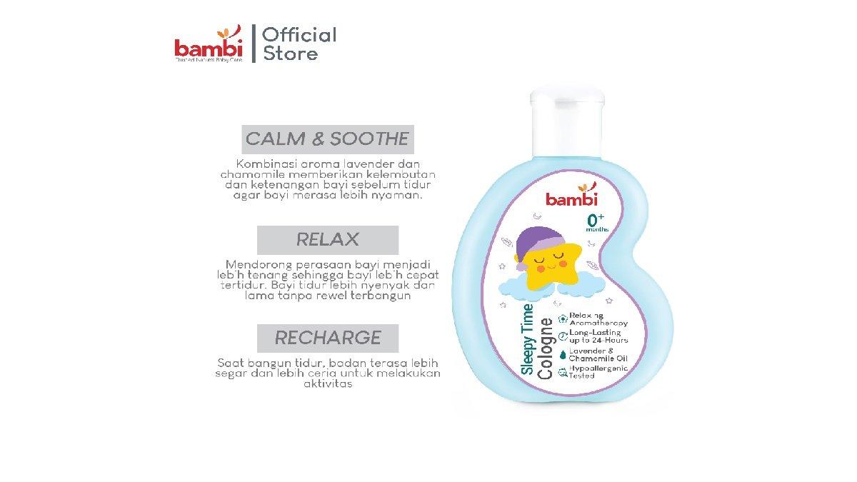 Bambi Baby Sleepy Time Relaxing Cologne 100ml