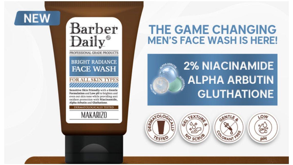 Barber Daily Bright Radiance Face Wash