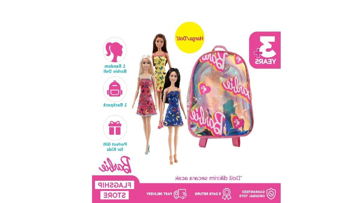 Barbie Bag Gifting Set New Co-pack - Mainan Boneka Anak Perempuan