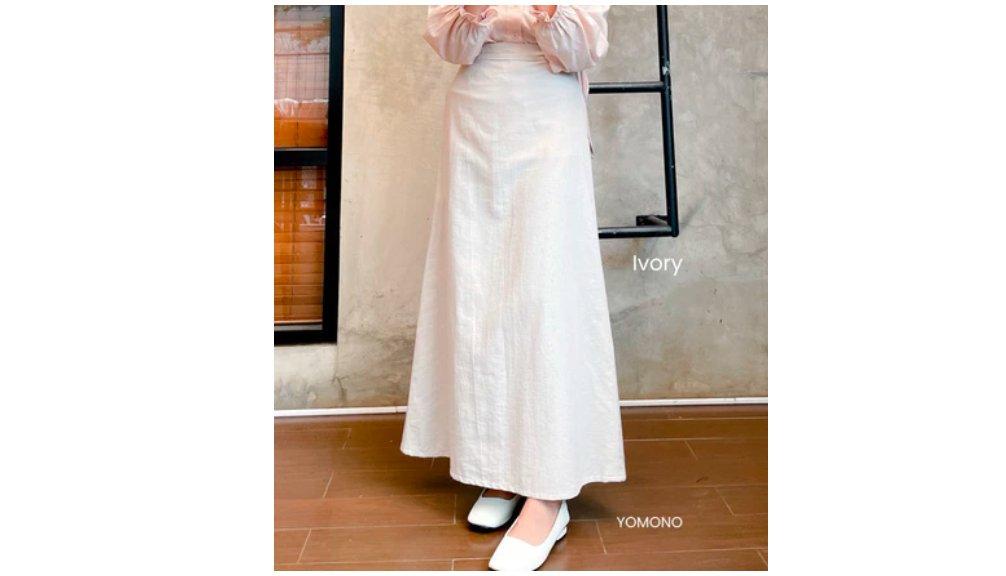 Basic Linen Skirt Rok Linen