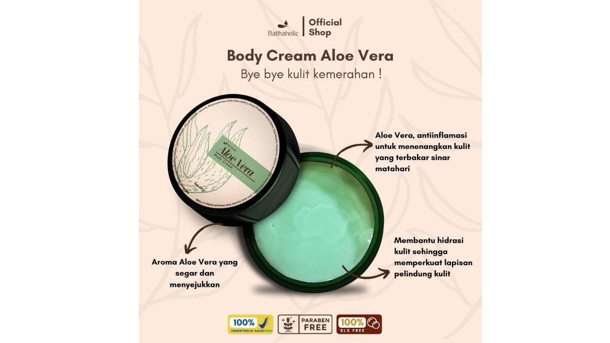 Bathaholic Body Cream Aloe Vera