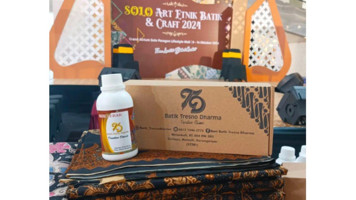Batik Tresno Dharma, Karanganyar, saat Melangsungkan Pameran UMKM.