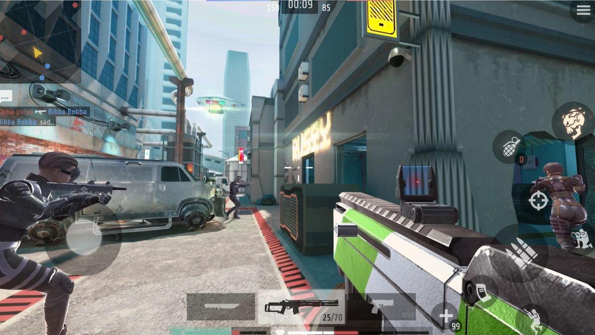 Ilustrasi gameplay Battle Forces