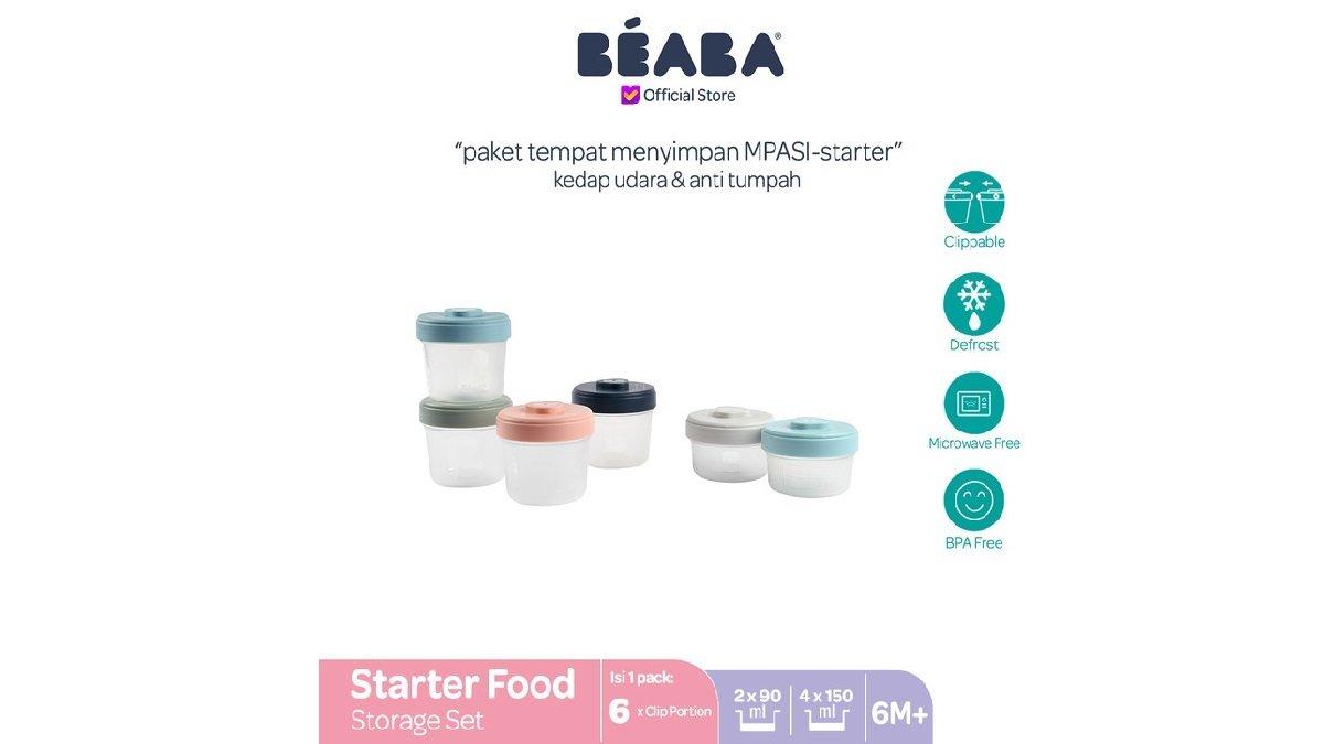 Beaba Starter Food Storage Set 6 - Wadah Makanan Bayi