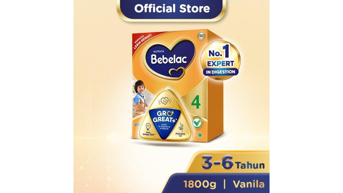 Bebelac 4 Vanila Susu Pertumbuhan Bubuk 1800 gr