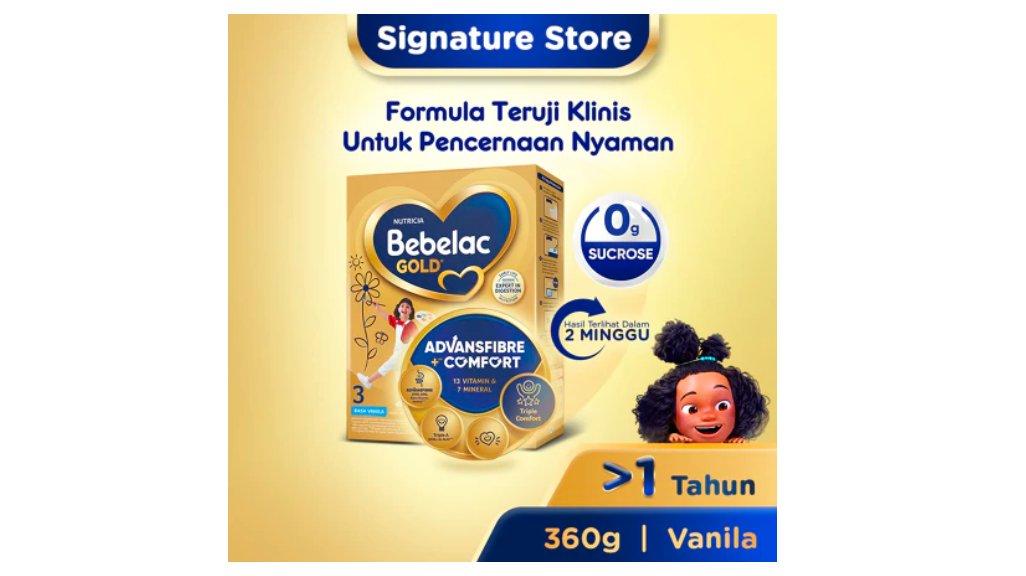 Bebelac Gold 3 Vanilla 360gr