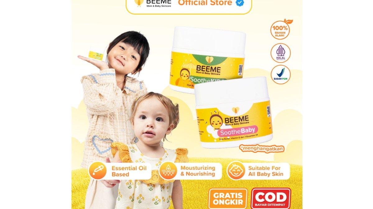 Beeme SootheBaby and SootheKids Balm 15g Balm Penghangat dan Anti Kolik bisa digunakan 0+ Bulan
