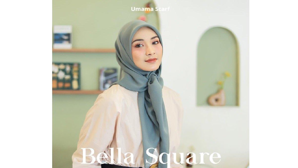 Umama Scarf Kerudung Polos Segi Empat Bella Square
