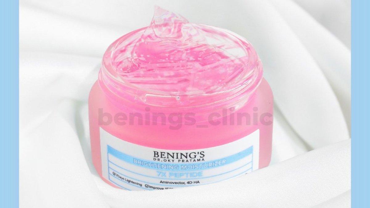 Bening's Brightening Moisturizer Gel Pink by dr. Oky Pratama