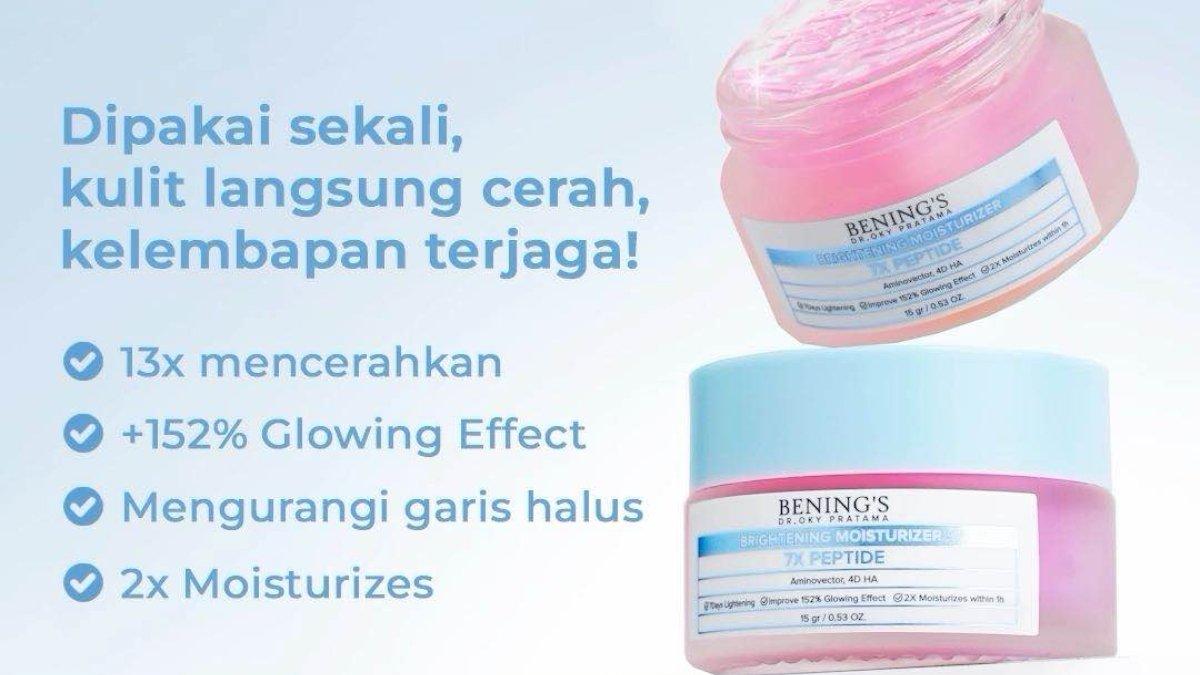 Bening's Brightening Moisturizer Gel Pink by dr. Oky Pratama