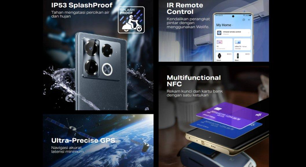 Beragam fitur Infinix Note 50 Pro Plus 5G.