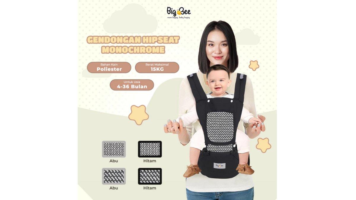 Big Bee Gendongan Hipseat Saku Monochrome Series