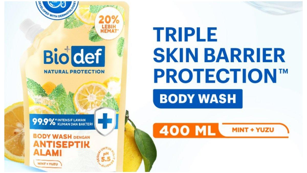 Biodef Natural Protection Mint + Yuzu Body Wash