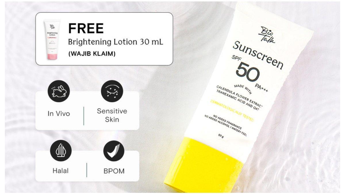 Biotalk Sunscreen SPF 50 PA+++