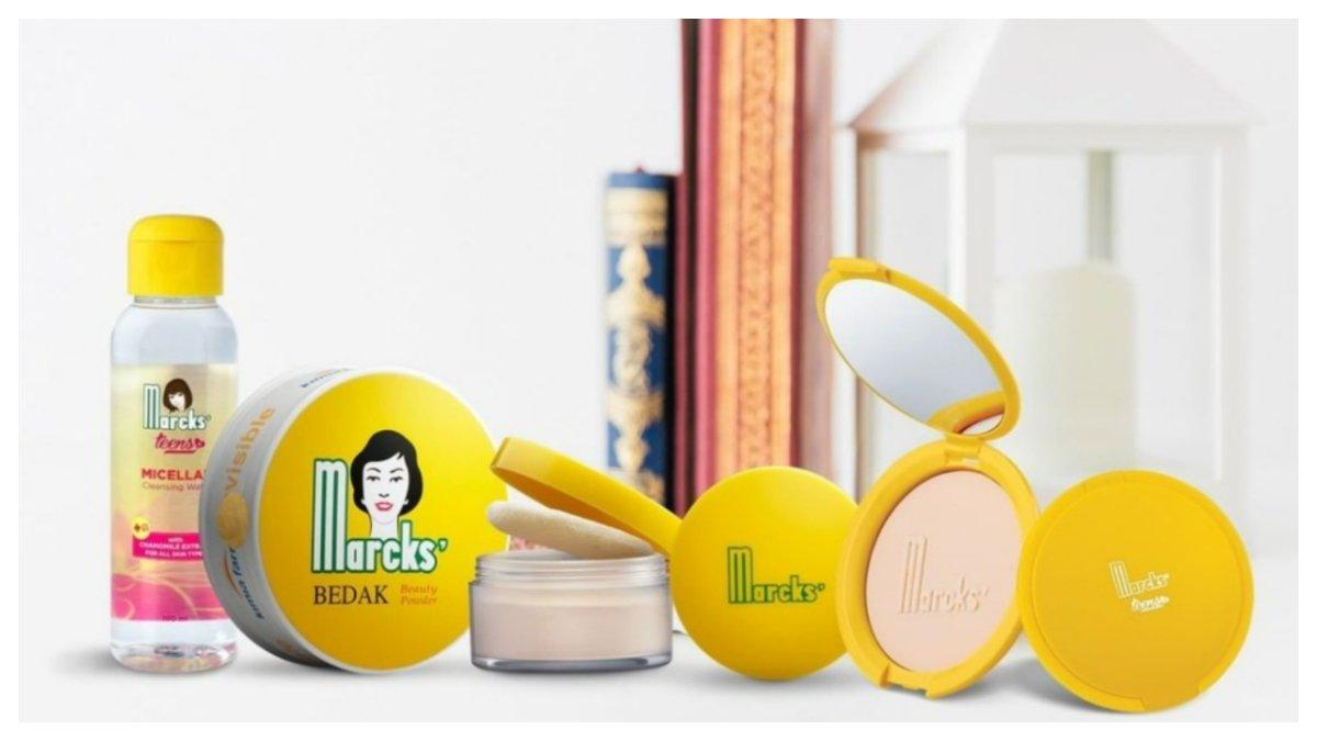 Brand kosmetik Marcks juga bisa dibilang jadul, karena hadir sejak tahun 1930