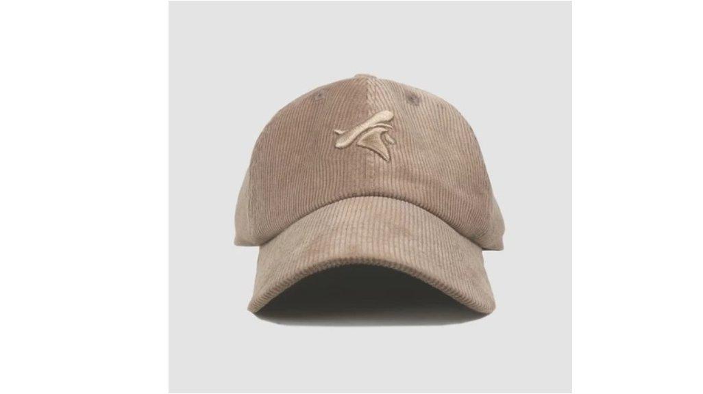 Brodo - Topi Corduroy Beige Dengan Logo 3D