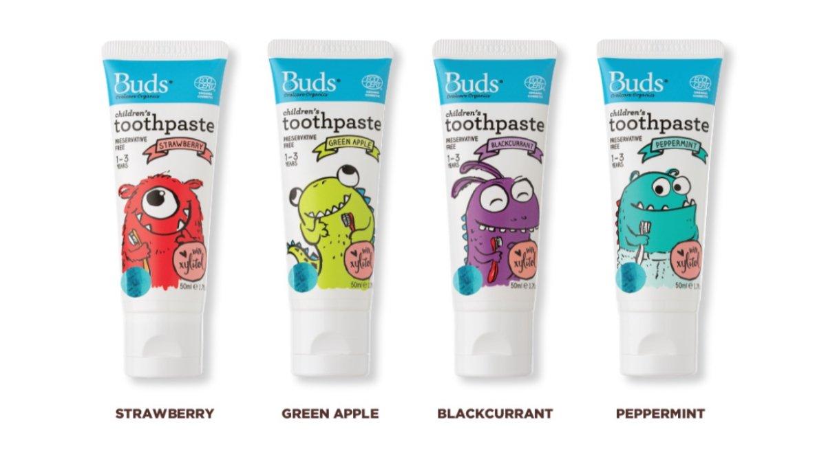 Buds Organics Toothpaste With Xylitol