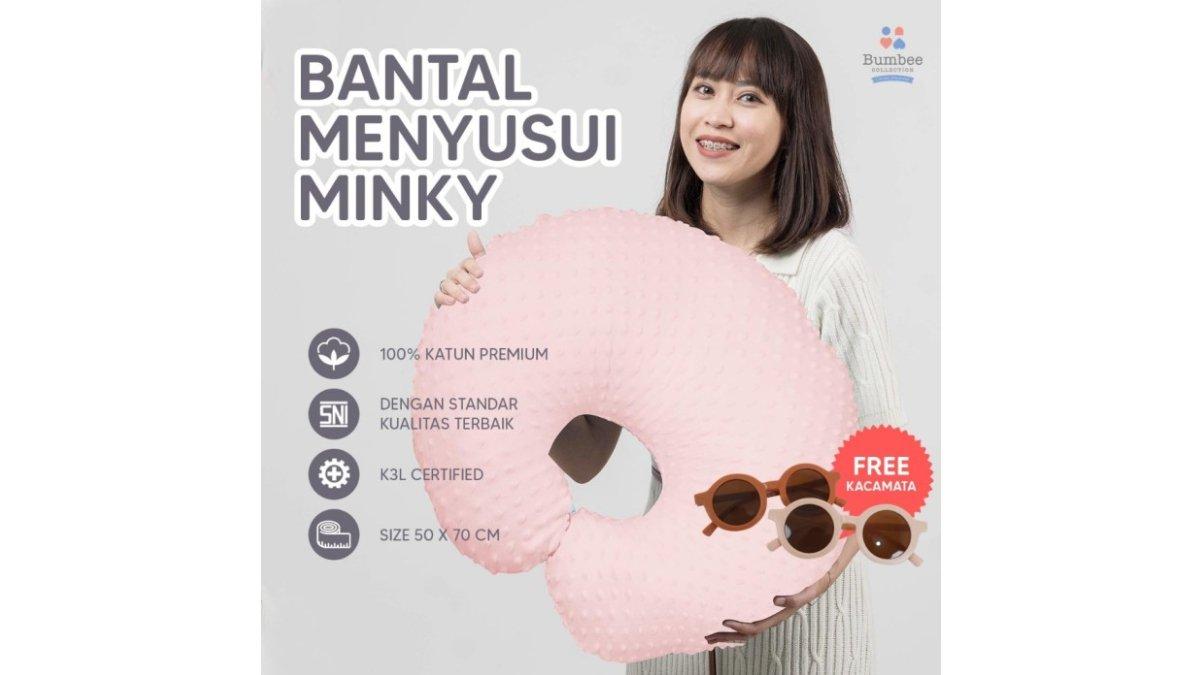 Bumbee Collection - Bantal Menyusui Minky Full Ready Stock