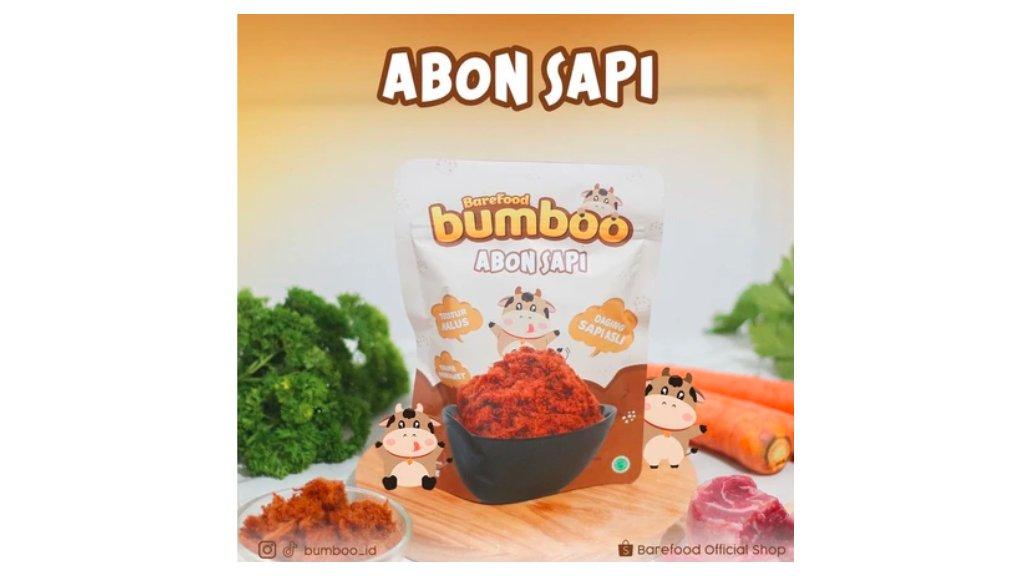 BUMBOO Abon Asli - Tekstur Lembut MPASI Si Kecil - Sumber Protein - Tanpa MSG - Tanpa Pengawet
