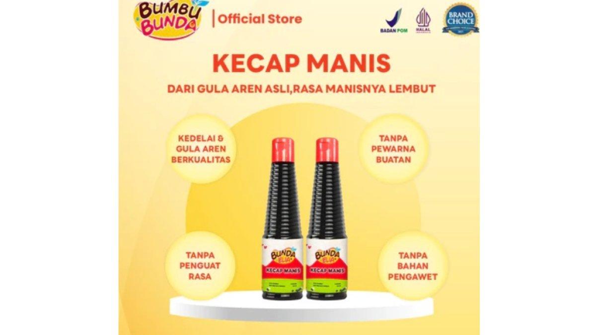Bumbu Bunda Elia Kecap Manis Non MSG / Kecap MPASI