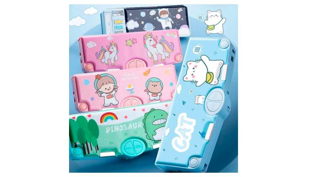 Bunny Official Store - Tempat Pensil Multifungsi Kartun, Tempat Pensil Multifungsi