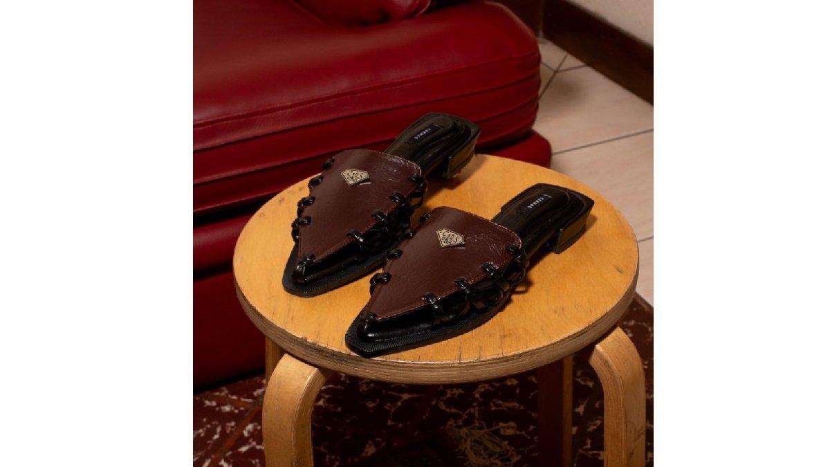 CEKHAS - New Michelle Wood Mules Wanita