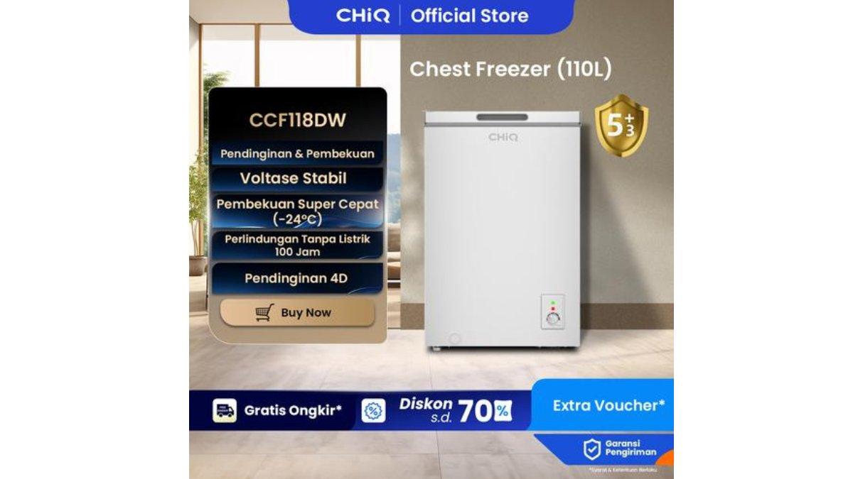 CHiQ Chest Freezer CCF 118DW produk.