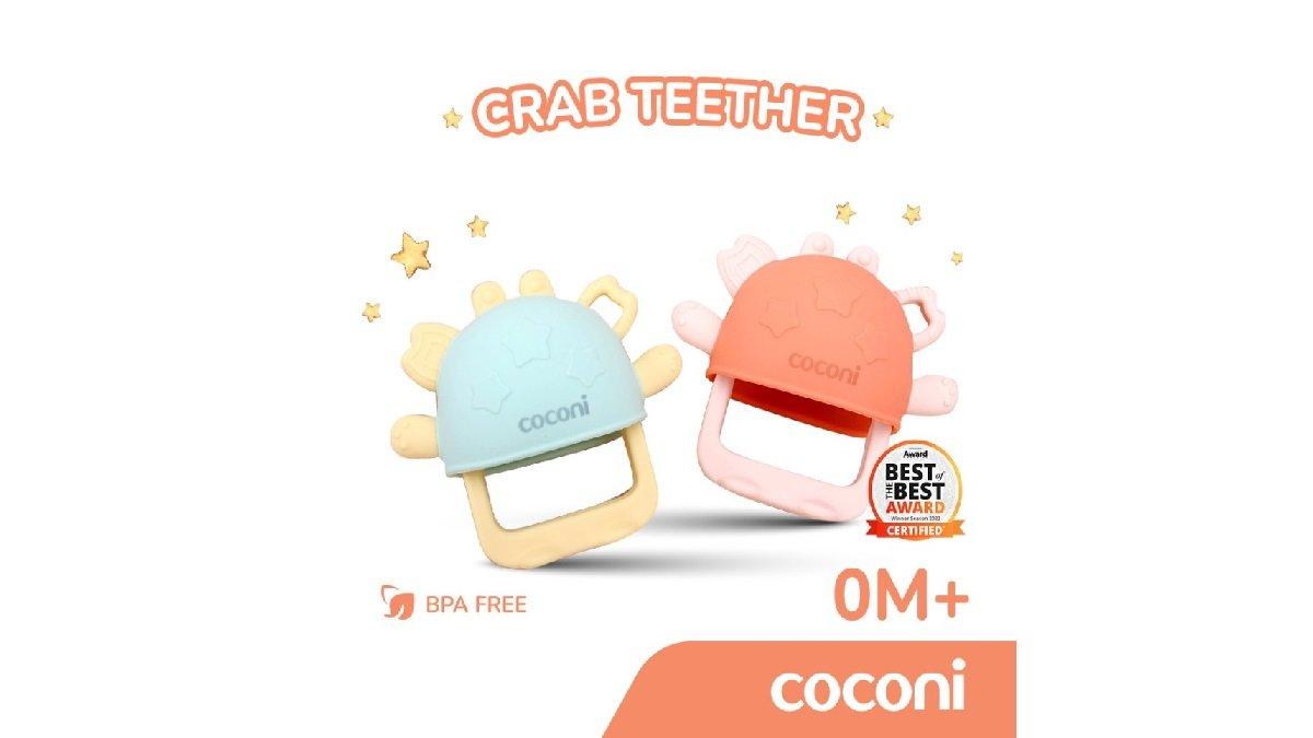 COCONI Bracelet Crab Teether - Mainan Gelang Bayi Kepiting