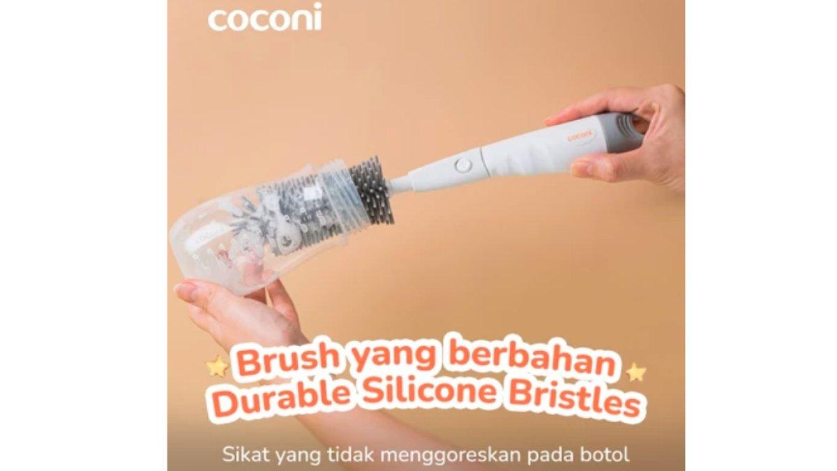 COCONI Quick Cleaning Silicone Bottle Brush 4 in 1