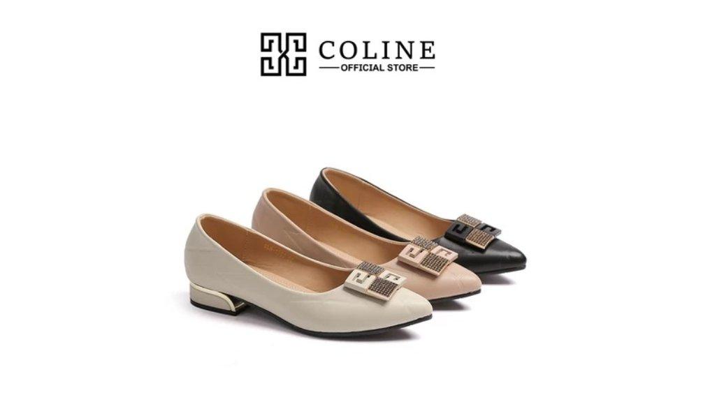 COLINE CLN-1359 Sepatu Heels Wanita Hak Chuncky 2.5cm #C1149