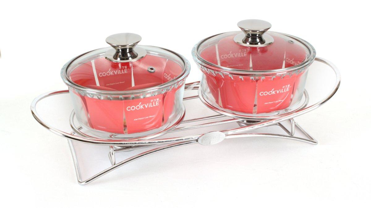 COOKVILLE Chafing Dish i516-Round Medium 2pcs
