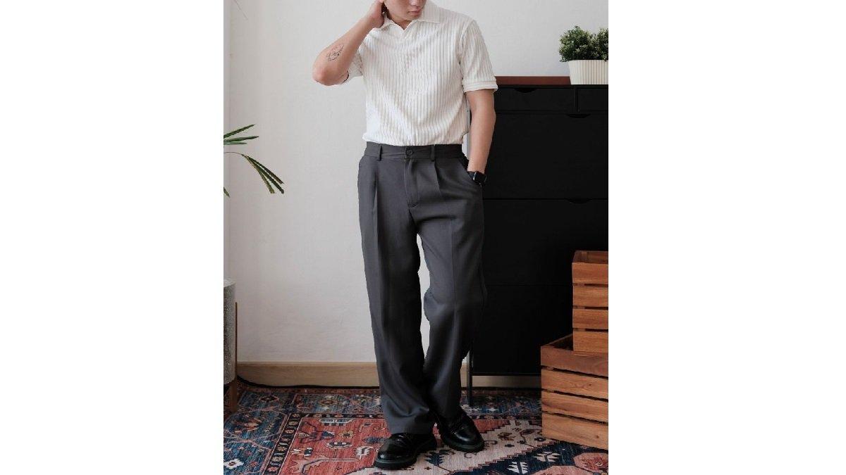 COZYCLUB Relaxed Straight Pant 